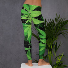 Load image into Gallery viewer, Cannabis Print Leggings
