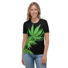 Load image into Gallery viewer, Cannabis Print Women&#39;s T-shirt
