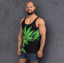 Load image into Gallery viewer, Cannabis Print Unisex Tank Top
