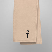 Load image into Gallery viewer, Canapatra Soap - &quot;The Ankh&quot; Turkish Cotton Towel

