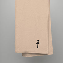 Load image into Gallery viewer, Canapatra Soap - &quot;The Ankh&quot; Turkish Cotton Towel
