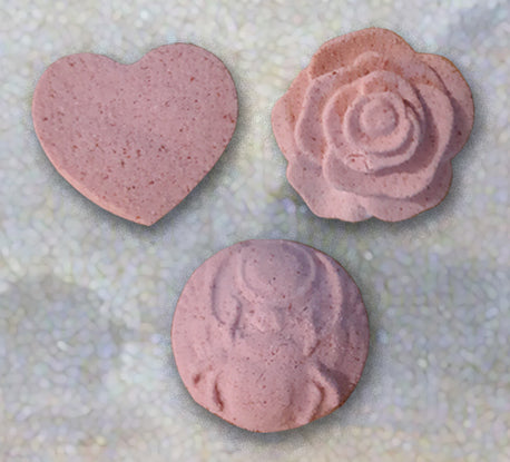 Canapatra Soap - Valentine Rose Scented Threesome Bath Bombs (3 Pk.)